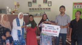 Pemerintah Desa (Pemdes) Selagan Jaya menyalurkan Bantuan Langsung Tunai Dana Desa (BLT-DD) tahap pertama kepada 19 Keluarga Penerima Manfaat (KPM) di Kantor Desa Selagan Jaya pada Sabtu (18/03/2026